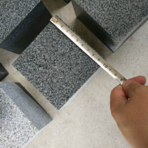 BLUE BLACK GRANITE FLAMMED COBBLES